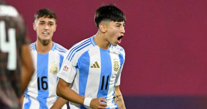 Con un golazo de Tulián, Argentina le gana a México por los 16avos del Mundial Sub 17