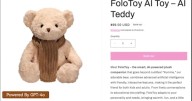 AI teddy bear removed from shelves amid safety concerns