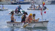 Carrera de dinghies en el muelle Deportivo 2025