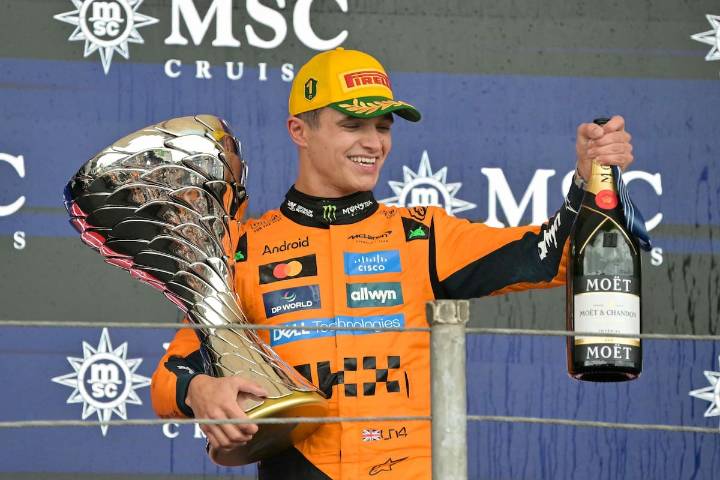 Así quedó la tabla de posiciones de la Fórmula 1 2025, tras el triunfo de Lando Norris en el Gran Premio de Brasil
