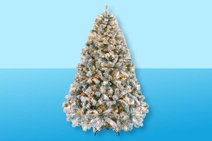 A Pre-Lit Artificial Christmas Tree Is $80 for Amazon Prime Members Now