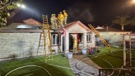 Two dead, five hospitalized after late-night house fire in Los Angeles