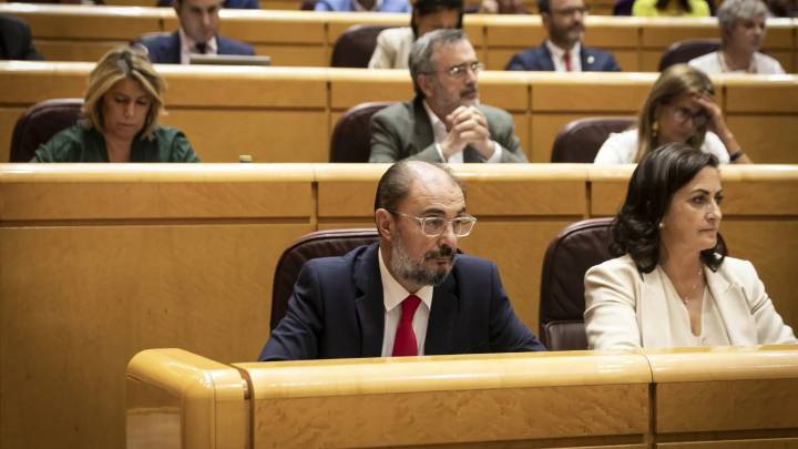 El Senado rendirá homenaje este jueves al expresidente de Aragón Javier Lambán