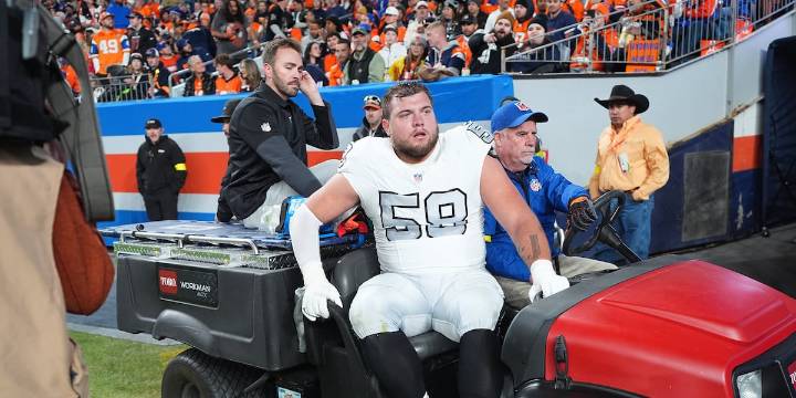 Raiders’ Jackson Powers-Johnson could miss season with ankle injury, AP source says