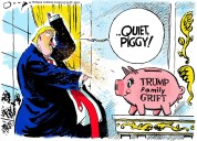 Cartoon: Quiet, piggy!