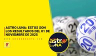 Astro Luna: estos son los resultados del 01 de noviembre