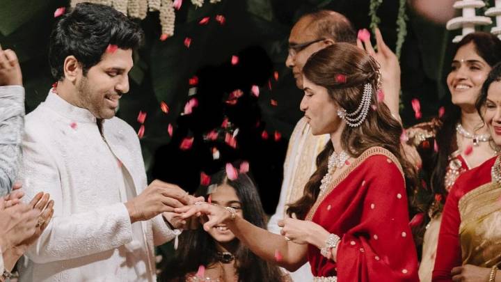 Allu Sirish Gets Engaged To Longtime Girlfriend Nayanika, See Pictures Here