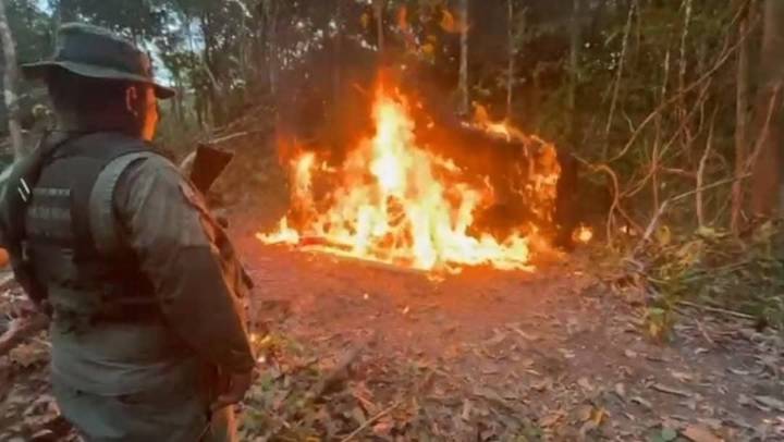 Incautan material logístico para minería ilegal en el Parque Nacional Yapacana