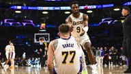 Derrotaron Los Lakers al Miami Heat 130-120; triple doble de Dončić