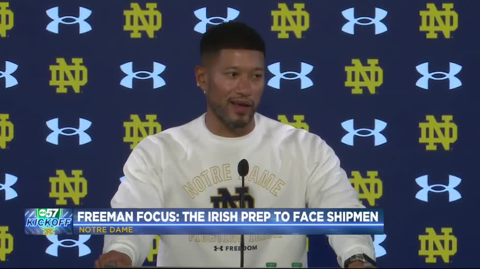 ABC57 Kickoff: The Irish prep to face Midshipmen
