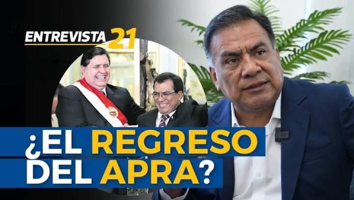Javier Velásquez Quesquén habla sobre el APRA, Keiko Fujimori, Dina Boluarte y José Jerí