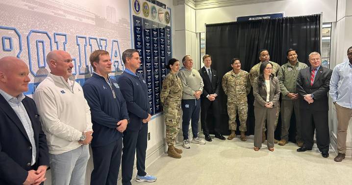 Belichick, UNC honor military veterans with ties to football program with memorial wall :: WRAL.com