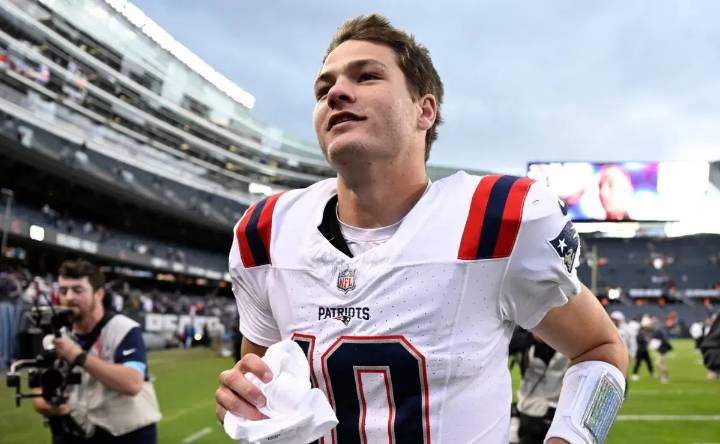 Drake Maye sends message to Baker Mayfield on MVP battle after Patriots’ win over Bucs