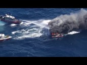 2 rescued during boat fire off South Florida coast