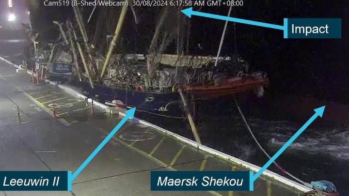 Mix-up, phone distraction led to ships' collision
