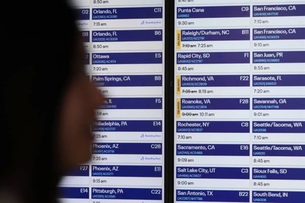 Advierten que cancelarían hasta 20% de vuelos en EU