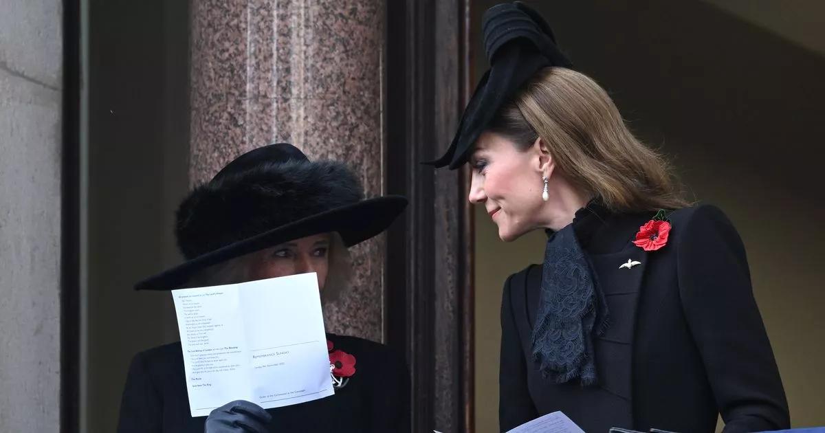 Kate Middleton's four-word question to Camilla that left them struggling to hide emotions