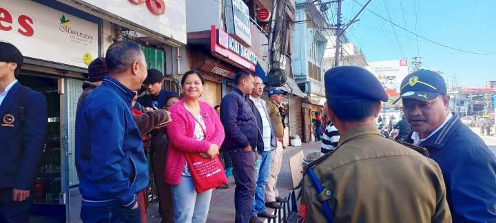 Joint inspection for relocation of Laitumkhrah vendors conducted