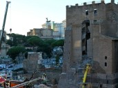 Rescuers fight to reach trapped worker in Rome medieval tower collapse