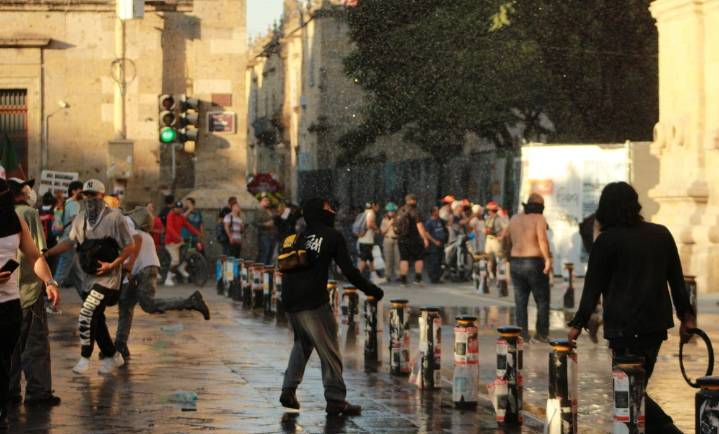 Vinculan a proceso a 8 por manifestación en Guadalajara