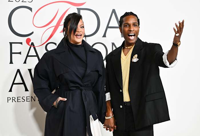 Fashion trailblazers A$AP Rocky and Rihanna now have matching CFDA fashion icon awards