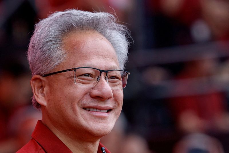 Nvidia CEO Huang sees strong demand for Blackwell chips