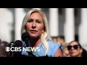 Marjorie Taylor Greene says she is facing threats amid Epstein files fallout, Trump pulling support