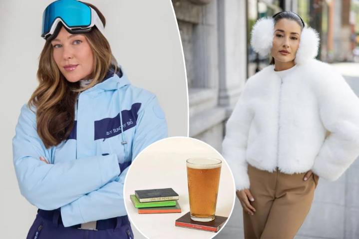 Arrive with a designer ski look that screams powder power