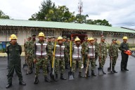 Ejército Nacional desde el Meta despliega apoyo Ingenieros Militares a la vereda Naranjal
