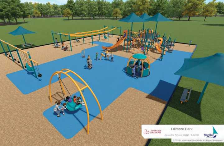 Playground equipment purchased for Fillmore Park in Alexandria
