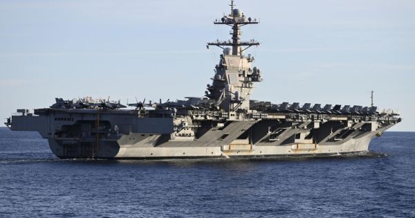 El USS Gerald Ford en el Caribe provoca movilización militar venezolana