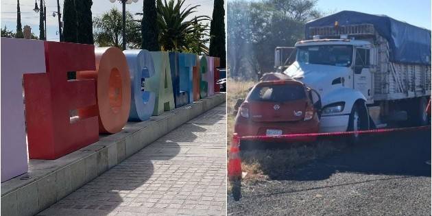 Accidente carretero en Teocaltiche deja dos muertos