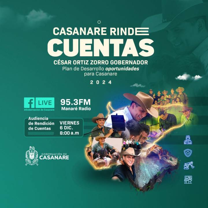 El Gobernador César Ortiz Zorro realizará audiencia pública de rendición de cuentas