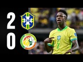 Brasil vs. Senegal (2-0): video, resumen u goles de amistoso FIFA