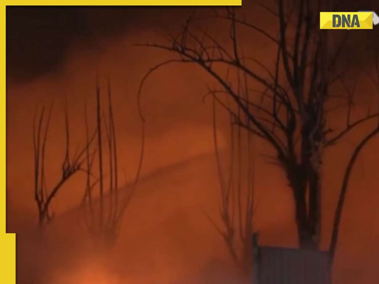 Rohini slum fire: Massive fire breaks out in slum area near Rithala Metro