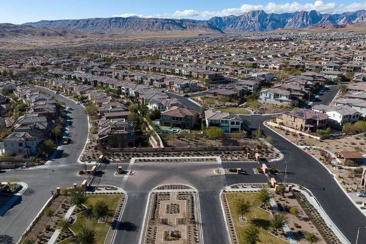 Home prices are dropping around the Las Vegas Strip, rising in east Las Vegas