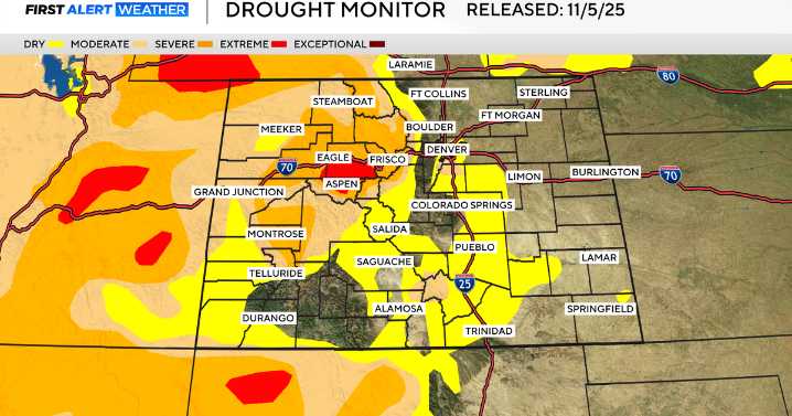 Drought conditions worsen slightly across Colorado