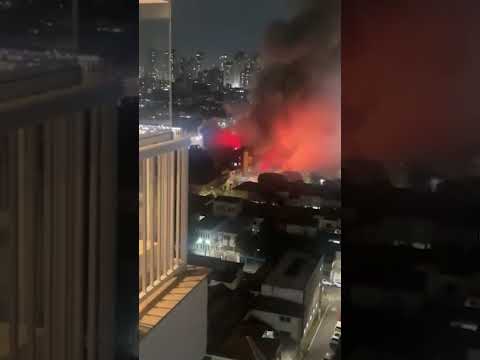 Horrific Moment House with Fireworks Explodes onto Highway in Brazil #shorts