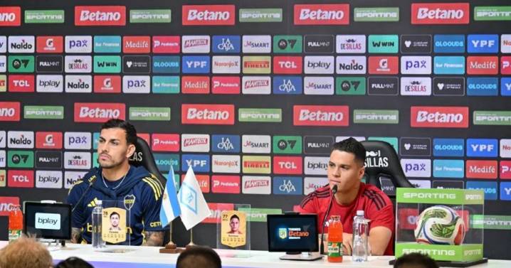Paredes y Quintero hablaron en conferencia de prensa en la previa del Superclásico
