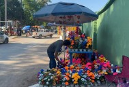 Comercio ordenado en panteones de Puerto Vallarta para Día de Muertos