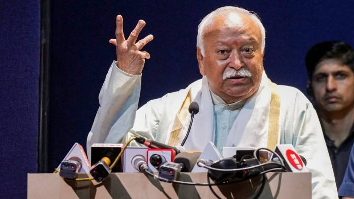 ‘Can Become True Vishwaguru Only By Lighting Lamp Of Humanity Within’: RSS Chief Mohan Bhagwat