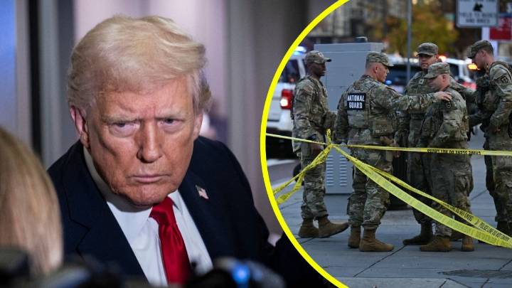 Donald Trump asegura que "animal" que disparó contra guardias nacionales "pagará un precio muy alto"