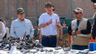 Presidente José Jerí verifica destrucción de más de 8200 armas incautadas a la delincuencia