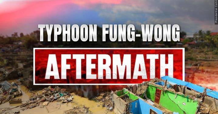 Typhoon Fung-wong blows away from the Philippines, leaving 10 dead and 1.4 million displaced