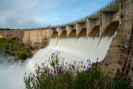 Cinco pantanos andaluces comienzan a desembalsar agua tras las fuertes lluvias ocasionadas por la borrasca «Claudia»