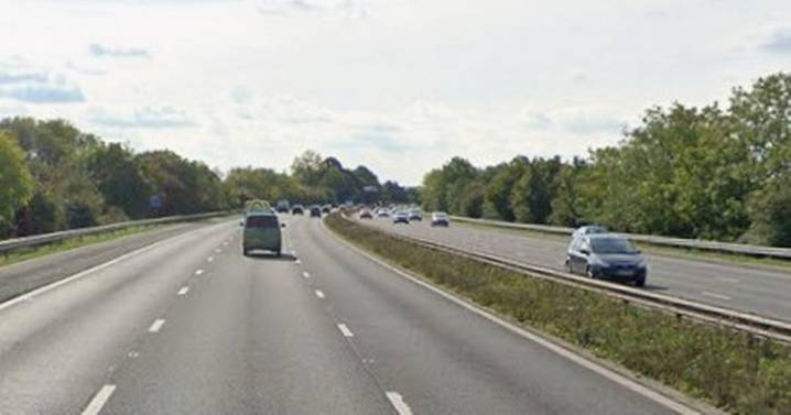 LIVE: M5 traffic builds after 'accident' as obstruction remains on road