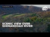 Drone captures stunning views of Strasburg and Shenandoah River from above