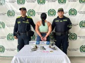 Capturada en flagrancia una mujer por porte, tráfico y fabricación de estupefacientes