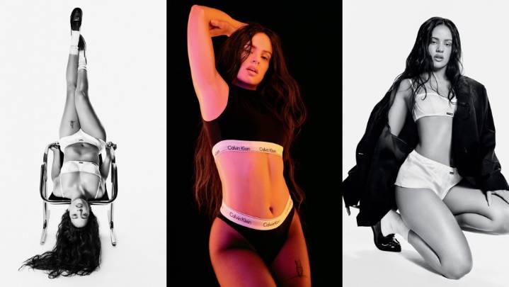 Rosalia Fronts Calvin Klein's Latest Underwear Campaign [PHOTOS]