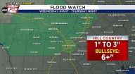 FLOOD WATCH issued for Hill Country, Bexar County Wednesday night through Thursday night